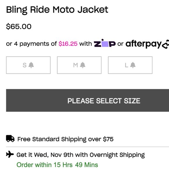 White Bling Moto Jacket - Picture 5 of 7